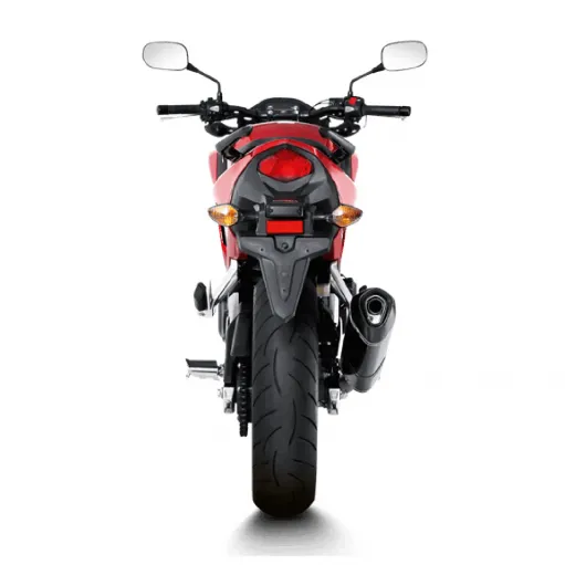Akrapovic Honda Cb 400 / 500 F Terminale Di Scarico Slip-On Line Carbonio Moto Omologato