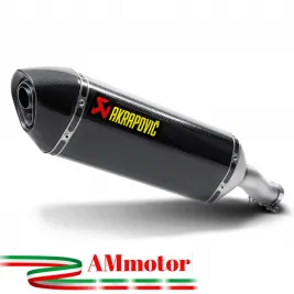Akrapovic Honda Cb 400 / 500 X 13 - 2015 Terminale Di Scarico Slip-On Line Carbonio Moto Omologato