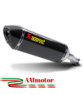 Akrapovic Honda Cb 400 / 500 X 13 - 2015 Terminale Di Scarico Slip-On Line Carbonio Moto Omologato