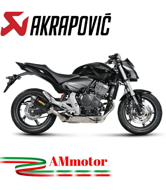 Akrapovic Honda Cb 600 F Hornet Terminale Di Scarico Slip-On Line Carbonio Moto Omologato