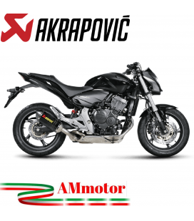 Akrapovic Honda Cb 600 F Hornet Terminale Di Scarico Slip-On Line Carbonio Moto Omologato