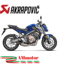 Akrapovic Honda Cb 650 F Impianto Di Scarico Completo Racing Line Terminale Titanio Moto
