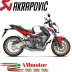 Akrapovic Honda Cb 650 F Impianto Di Scarico Completo Racing Line Terminale Titanio Moto Omologato