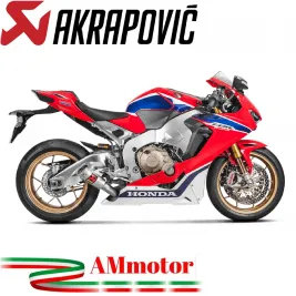 Akrapovic Honda Cbr 1000 RR Abs 17 2019 Terminale Di Scarico Slip-On Line Gp Titanio Moto