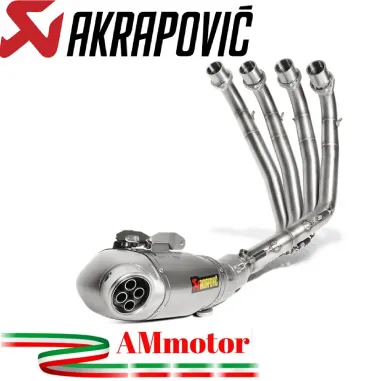 Akrapovic Honda Cbr 650 F Impianto Di Scarico Completo Racing Line Terminale Titanio Moto Omologato