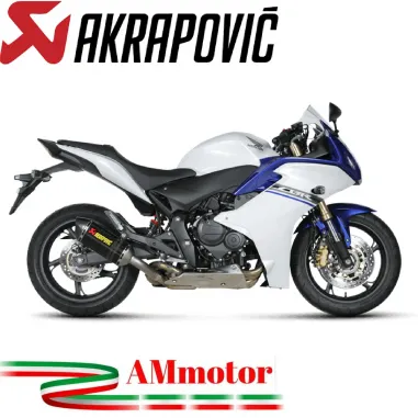 Akrapovic Honda Cbr 650 F Impianto Di Scarico Completo Racing Line Terminale Titanio Moto Omologato