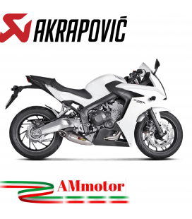 Akrapovic Honda Cbr 650 F Impianto Di Scarico Completo Racing Line Terminale Titanio Moto Non Omologato