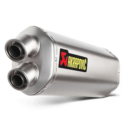 Akrapovic Honda Crf 1000L Africa Twin Terminale Di Scarico Slip-On Line Titanio Moto Omologato