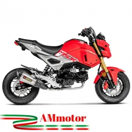 Akrapovic Honda Msx 125 / Grom 16 - 2020 Impianto Di Scarico Completo Racing Line Terminale Titanio Moto 2