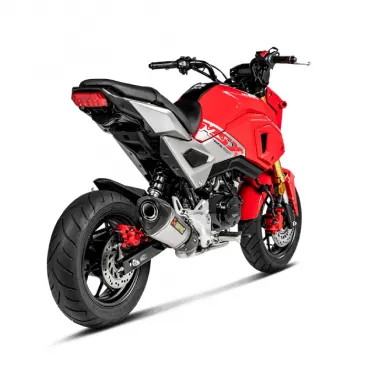 Akrapovic Honda Msx 125 / Grom 16 - 2020 Impianto Di Scarico Completo Racing Line Terminale Titanio Moto