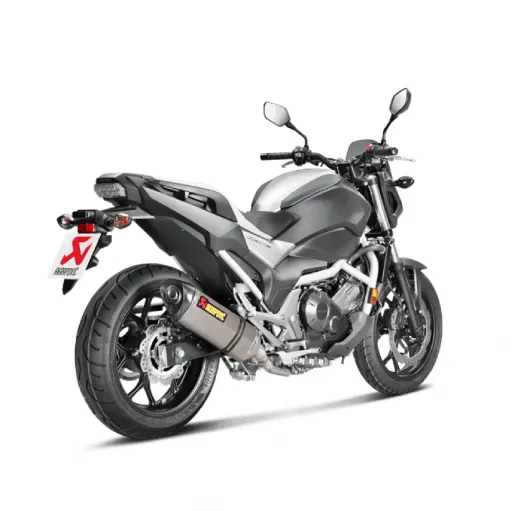 Akrapovic Honda Nc 700 / 750 S Terminale Di Scarico Slip-On Line Titanio Moto Omologato