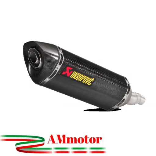 Akrapovic Honda Nc 700 / 750 S Terminale Di Scarico Slip-On Line Carbonio Moto Omologato