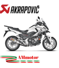 Akrapovic Honda Nc 700 / 750 X Terminale Di Scarico Slip-On Line Titanio Moto Omologato