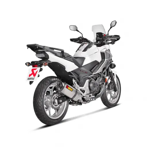Akrapovic Honda Nc 700 / 750 X Terminale Di Scarico Slip-On Line Titanio Moto Omologato