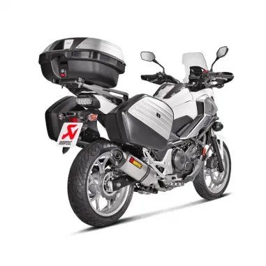 Akrapovic Honda Nc 700 / 750 X Terminale Di Scarico Slip-On Line Titanio Moto Omologato