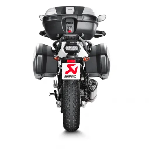 Akrapovic Honda Nc 700 / 750 X Terminale Di Scarico Slip-On Line Titanio Moto Omologato