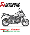 Akrapovic Honda Nc 700 / 750 X Terminale Di Scarico Slip-On Line Carbonio Moto Omologato
