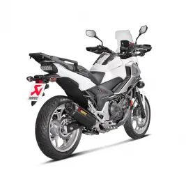Akrapovic Honda Nc 700 / 750 X Terminale Di Scarico Slip-On Line Carbonio Moto Omologato 2