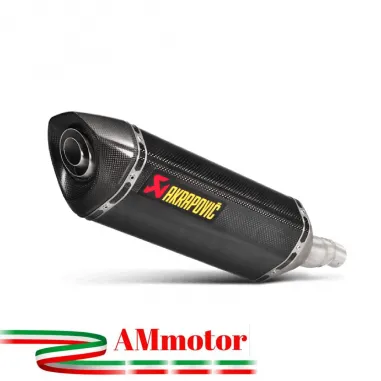 Akrapovic Honda Nc 700 / 750 X Terminale Di Scarico Slip-On Line Carbonio Moto Omologato