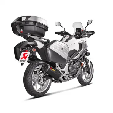 Akrapovic Honda Nc 700 / 750 X Terminale Di Scarico Slip-On Line Carbonio Moto Omologato