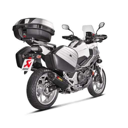 Akrapovic Honda Nc 700 / 750 X Terminale Di Scarico Slip-On Line Carbonio Moto Omologato