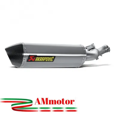 Akrapovic Honda Vfr 1200 F Terminale Di Scarico Slip-On Line Titanio Moto Omologato