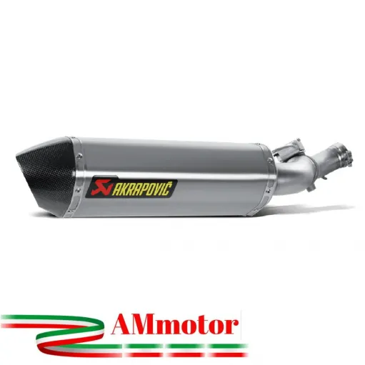 Akrapovic Honda Vfr 1200 F Terminale Di Scarico Slip-On Line Titanio Moto Omologato