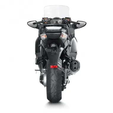 Akrapovic Kawasaki 1400 Gtr Terminale Di Scarico Slip-On Line Titanio Moto Omologato