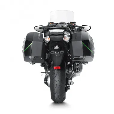 Akrapovic Kawasaki 1400 Gtr Terminale Di Scarico Slip-On Line Titanio Moto Omologato