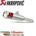 Akrapovic Kawasaki Ninja 125 / Z 125 Terminale Di Scarico Slip-On Line Titanio Moto