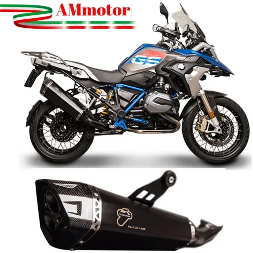 Terminale Di Scarico Termignoni Bmw R 1200 Gs Marmitta Scream Adv Acciaio Carbonio Moto