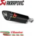 Akrapovic Kawasaki Ninja 250 Terminale Di Scarico Slip-On Line Carbonio Moto