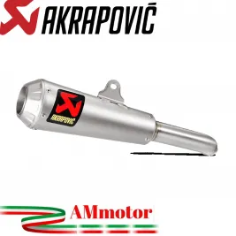 Akrapovic Kawasaki Ninja 250 SL Terminale Di Scarico Slip-On Line Titanio Moto