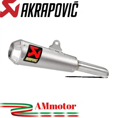 Akrapovic Kawasaki Ninja 250 SL Terminale Di Scarico Slip-On Line Titanio Moto