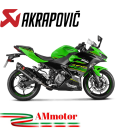 Akrapovic Kawasaki Ninja 400 Terminale Di Scarico Slip-On Line Carbonio Moto