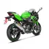 Akrapovic Kawasaki Ninja 400 Terminale Di Scarico Slip-On Line Titanio Moto Omologato