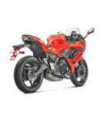 Akrapovic Kawasaki Ninja 650 17 2019 Impianto Di Scarico Completo Racing Line Terminale Titanio Moto