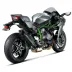 Akrapovic Kawasaki Ninja H2 Terminale Di Scarico Slip-On Line Carbonio Moto