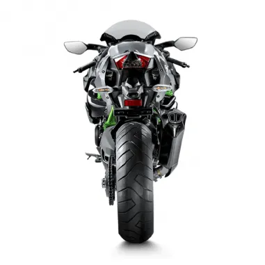 Akrapovic Kawasaki Ninja H2 Terminale Di Scarico Slip-On Line Carbonio Moto
