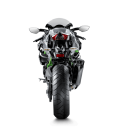 Akrapovic Kawasaki Ninja H2 Terminale Di Scarico Slip-On Line Carbonio Moto