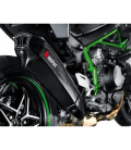 Akrapovic Kawasaki Ninja H2 Terminale Di Scarico Slip-On Line Carbonio Moto