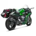 Akrapovic Kawasaki Ninja H2 Sx 18 - 2020 Terminale Di Scarico Slip-On Line Titanio Black Moto Omologato