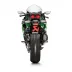 Akrapovic Kawasaki Ninja H2 Sx 18 - 2020 Terminale Di Scarico Slip-On Line Titanio Black Moto Omologato