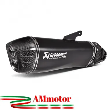 Akrapovic Kawasaki Ninja H2 Sx 18 - 2020 Terminale Di Scarico Slip-On Line Titanio Black Moto Omologato