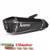 Akrapovic Kawasaki Ninja H2 Sx 18 - 2020 Terminale Di Scarico Slip-On Line Titanio Black Moto Omologato