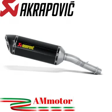 Akrapovic Kawasaki Versys 1000 12 2018 Terminale Di Scarico Slip-On Line Carbonio Moto Omologato Euro 4