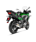 Akrapovic Kawasaki Versys 1000 Terminale Di Scarico Slip-On Line Titanio Moto Omologato