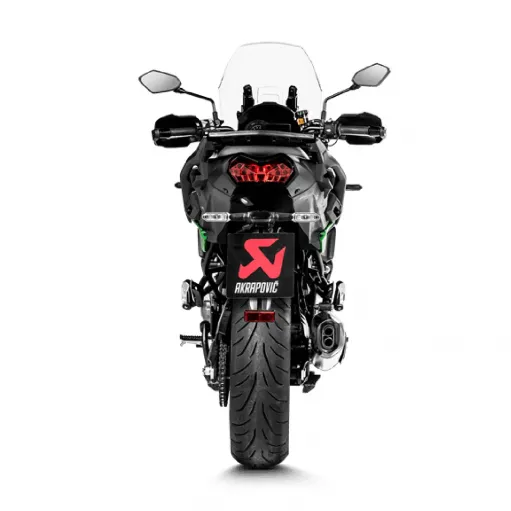 Akrapovic Kawasaki Versys 1000 Terminale Di Scarico Slip-On Line Titanio Moto Omologato