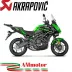 Akrapovic Kawasaki Versys 650 Impianto Di Scarico Completo Racing Line Terminale Titanio Moto