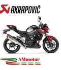 Akrapovic Kawasaki Z 400 Terminale Di Scarico Slip-On Line Titanio Moto Omologato